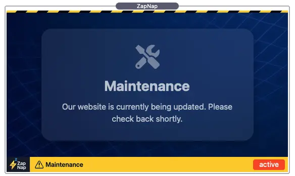 ZapNap screenshot